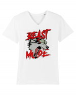 Beast Mode Tricou mânecă scurtă guler V Bărbat Presenter