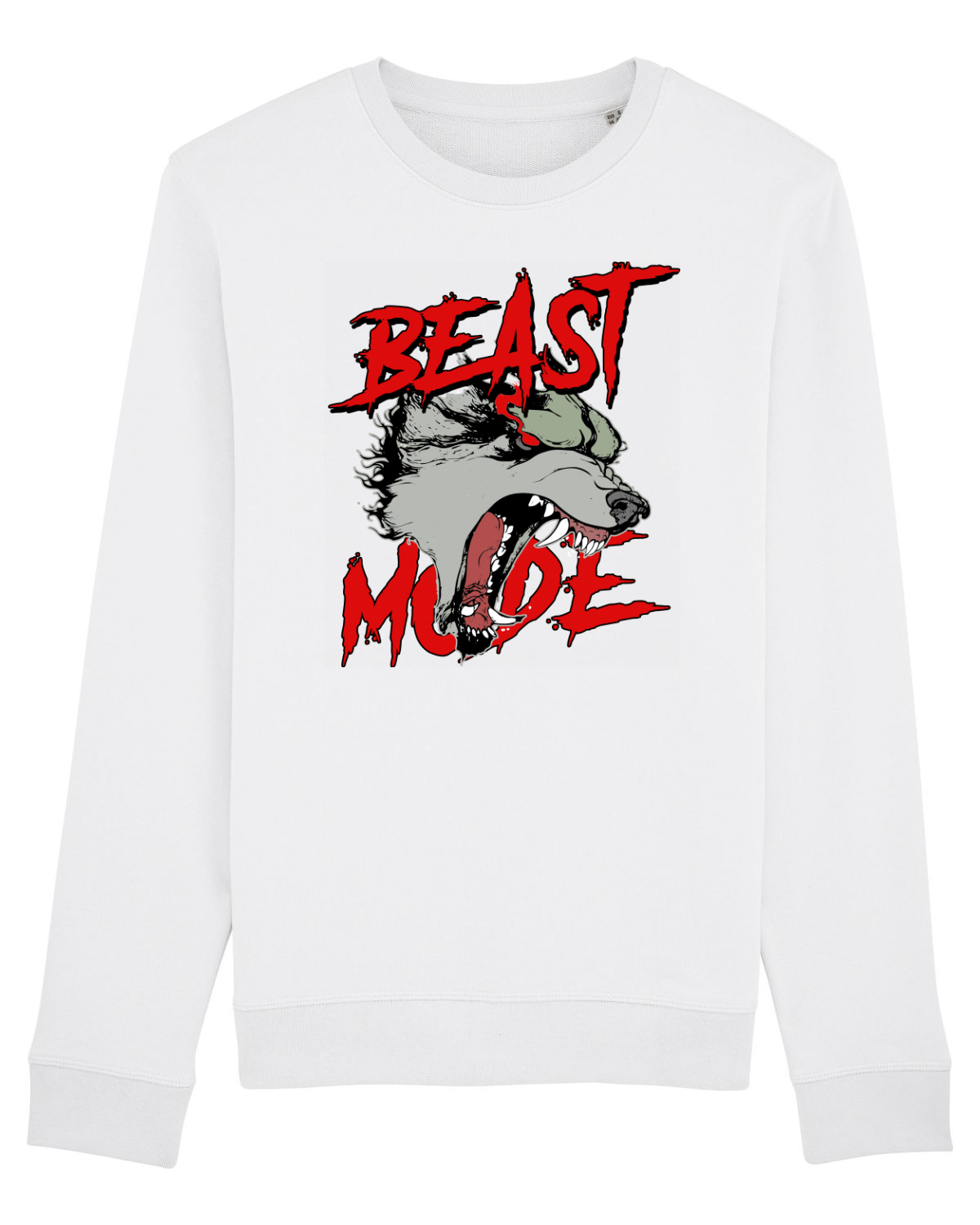 Bluză mânecă lungă Unisex Rise White