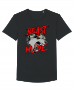 Beast Mode Tricou mânecă scurtă guler larg Bărbat Skater