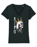 Undead King Tricou mânecă scurtă guler V Damă Evoker