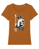 Undead King Tricou mânecă scurtă guler larg fitted Damă Expresser