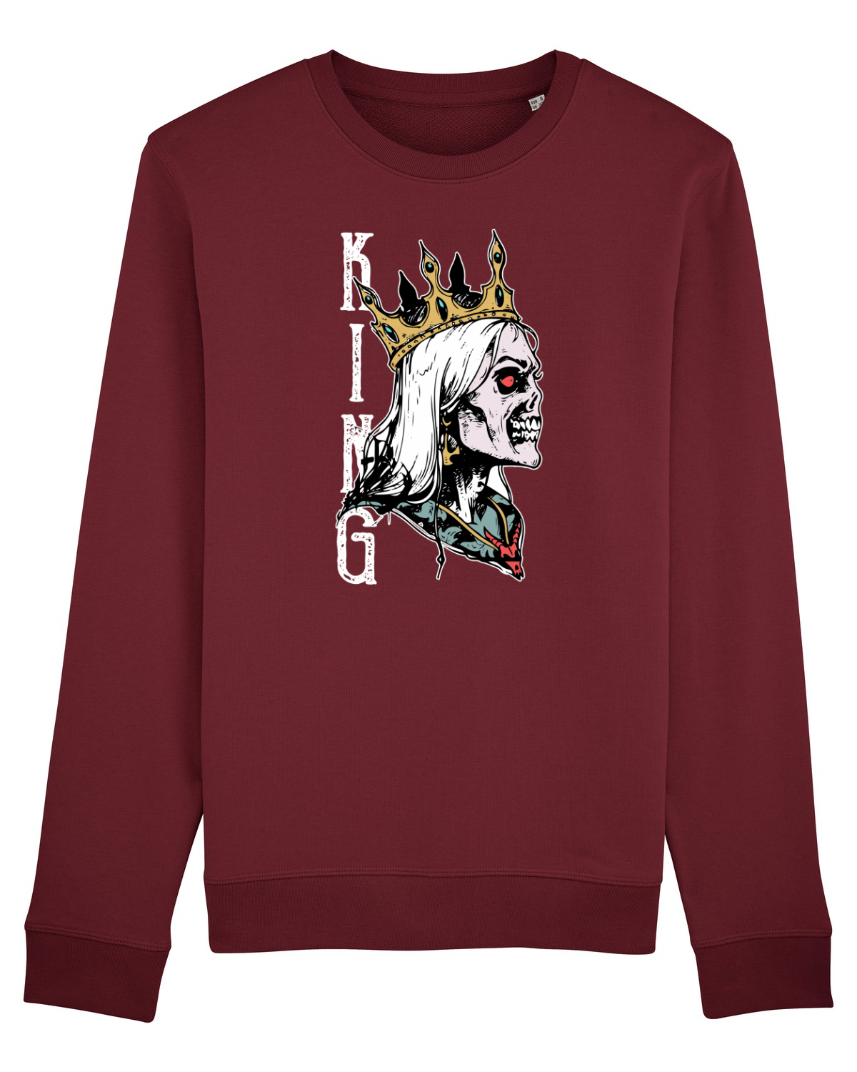 Bluză mânecă lungă Unisex Rise Burgundy