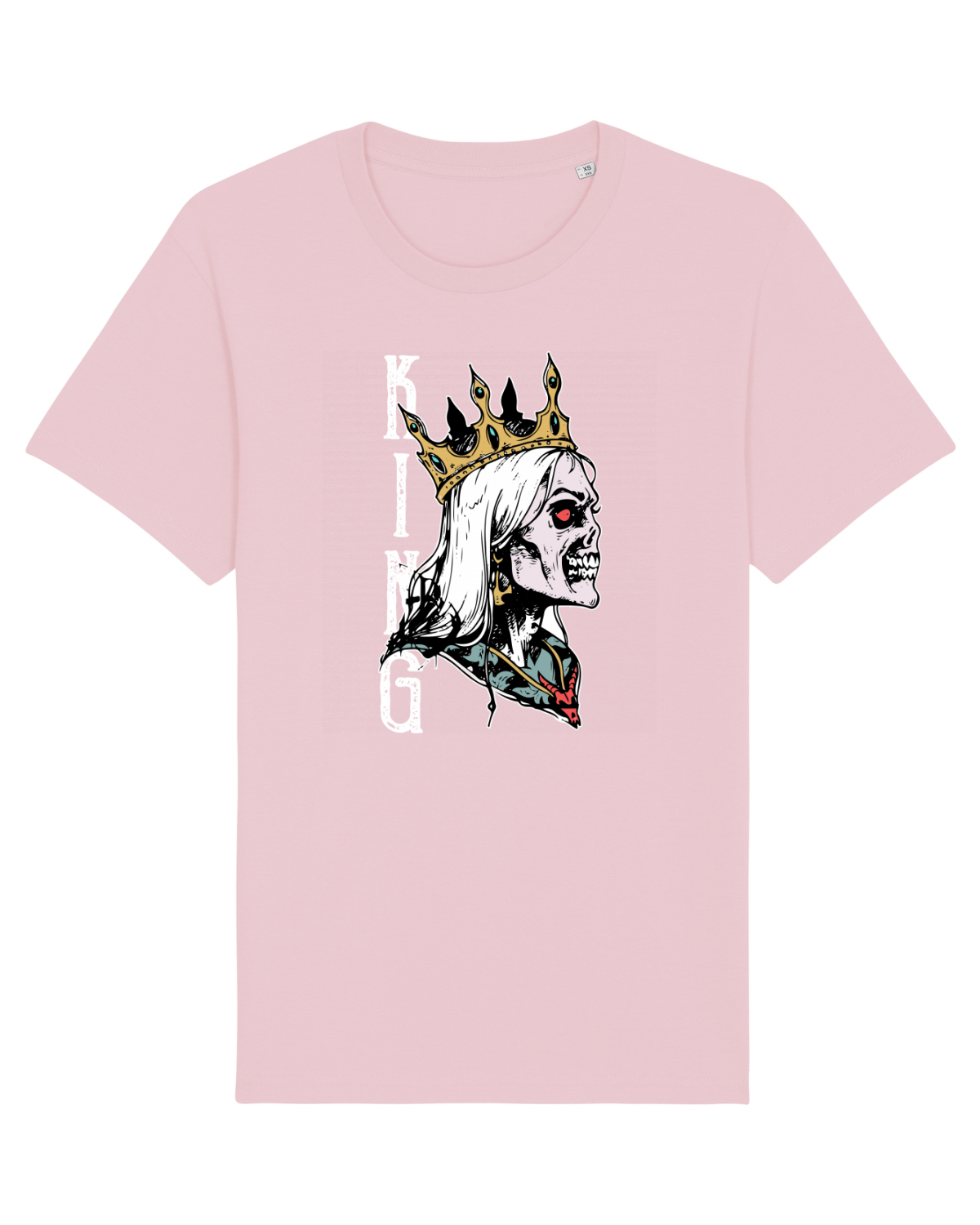 Tricou mânecă scurtă Unisex Rocker Cotton Pink