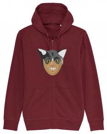 Crazy Cat Burgundy