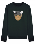 Crazy Cat Bluză mânecă lungă Unisex Rise