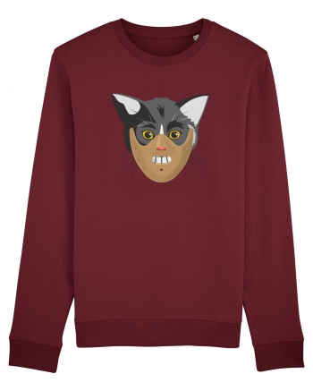 Crazy Cat Burgundy