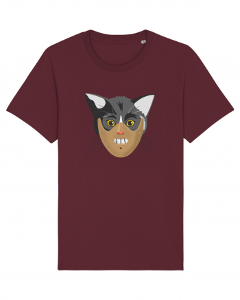 Crazy Cat Burgundy