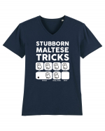 MALTESE Tricou mânecă scurtă guler V Bărbat Presenter