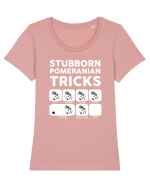 POMERANIAN Tricou mânecă scurtă guler larg fitted Damă Expresser