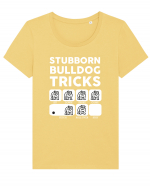 BULLDOG Tricou mânecă scurtă guler larg fitted Damă Expresser