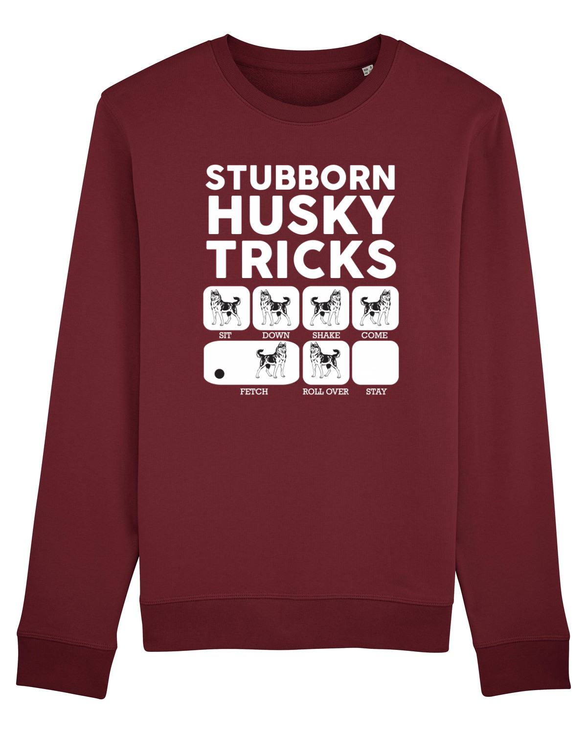 Bluză mânecă lungă Unisex Rise Burgundy