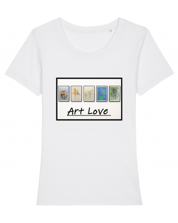 ART LOVE - iubire pentru artă White