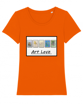 ART LOVE - iubire pentru artă Bright Orange