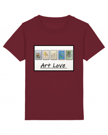 ART LOVE - iubire pentru artă Burgundy