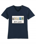 ART LOVE - iubire pentru artă Tricou mânecă scurtă guler V Bărbat Presenter