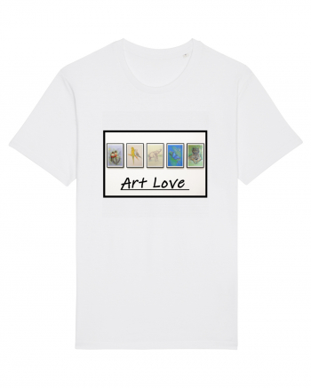 ART LOVE - iubire pentru artă White