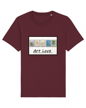 ART LOVE - iubire pentru artă Burgundy