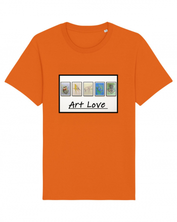 ART LOVE - iubire pentru artă Bright Orange