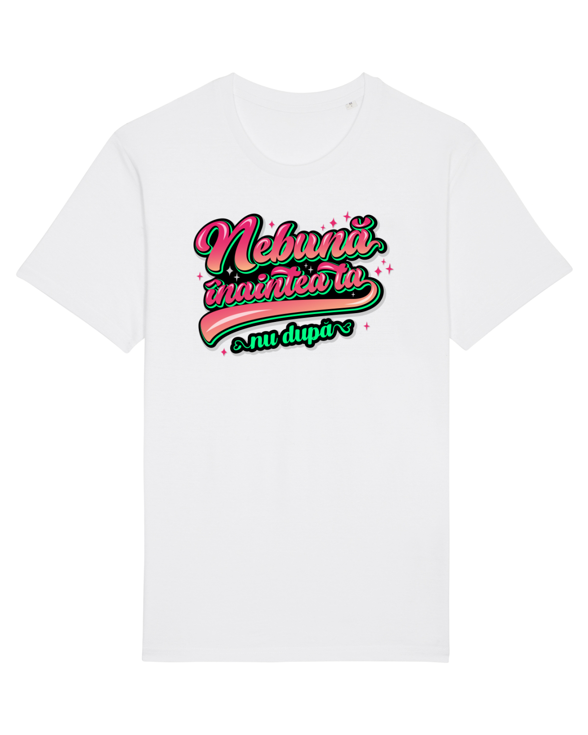 Tricou mânecă scurtă Unisex Rocker White