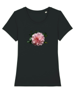 MIracolul trandafirului Tricou mânecă scurtă guler larg fitted Damă Expresser