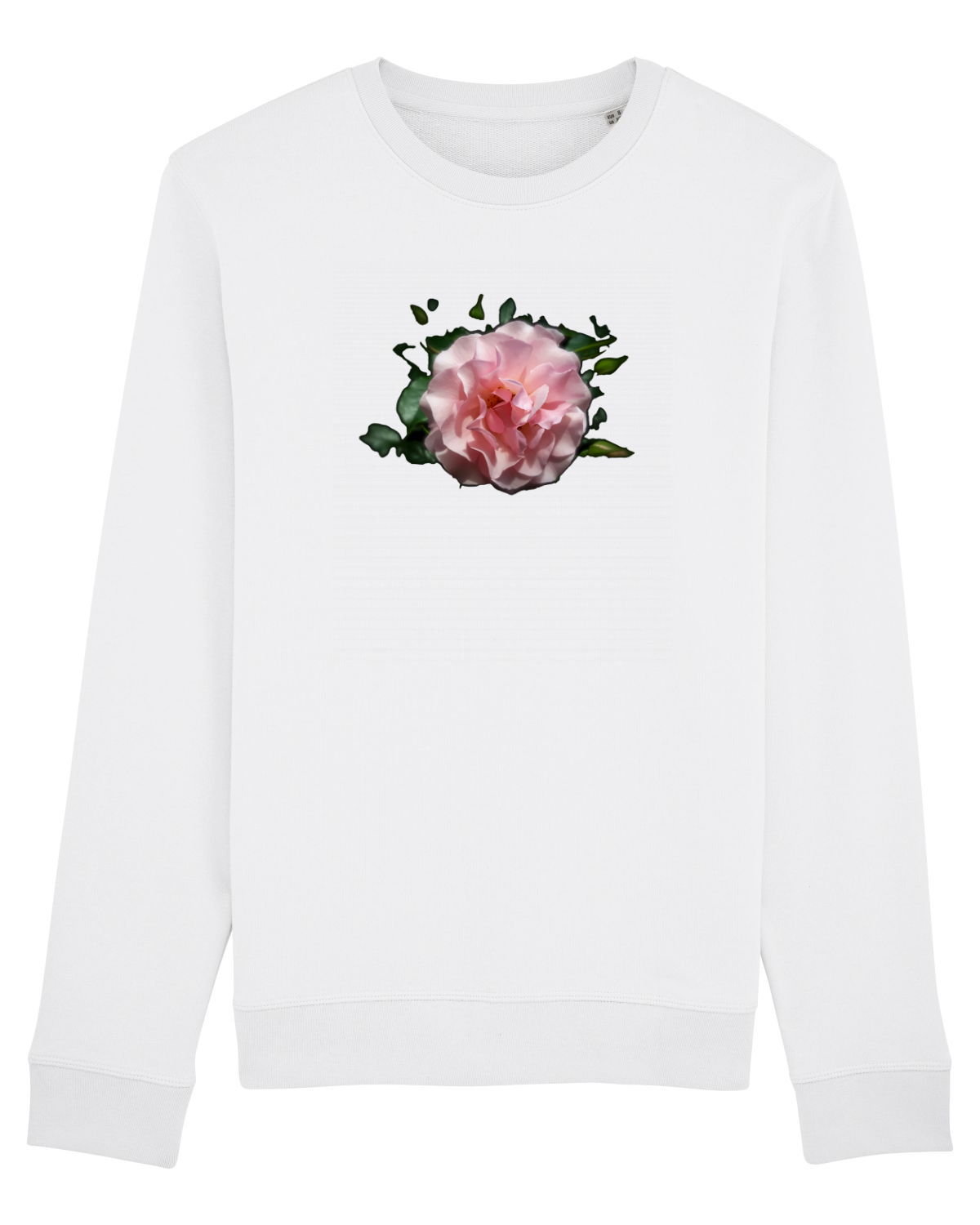 Bluză mânecă lungă Unisex Rise White