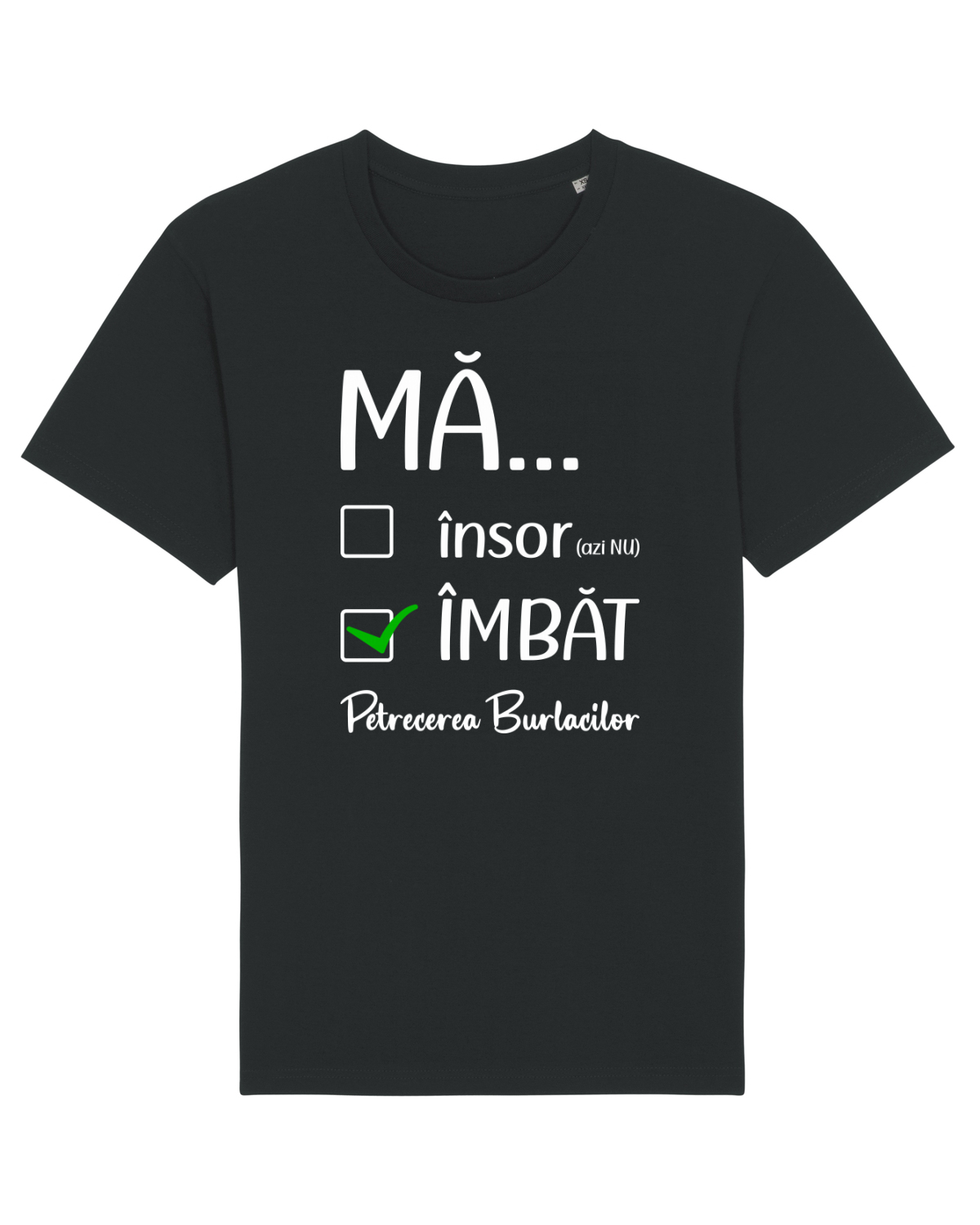 Tricou mânecă scurtă Unisex Rocker Black