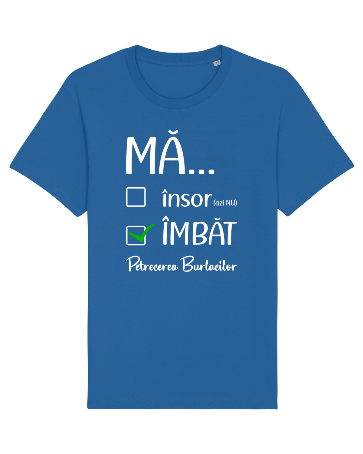 Tricou mânecă scurtă Unisex Rocker Royal Blue