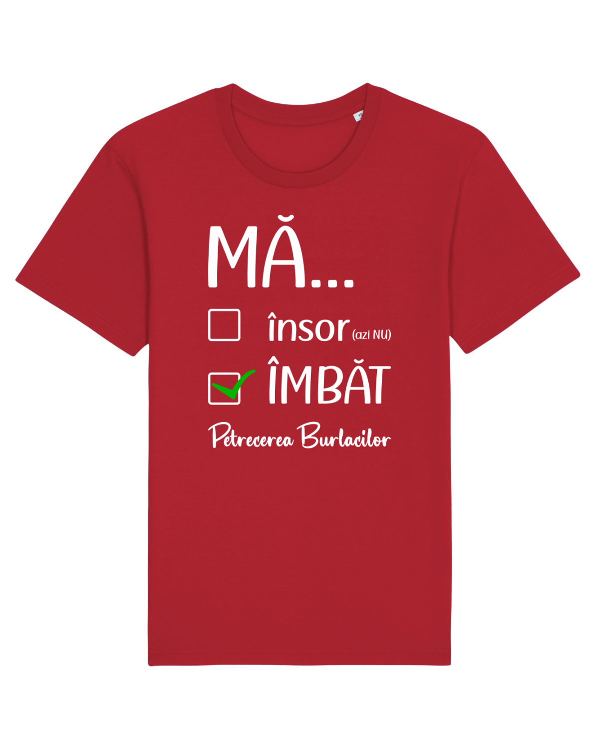 Tricou mânecă scurtă Unisex Rocker Red