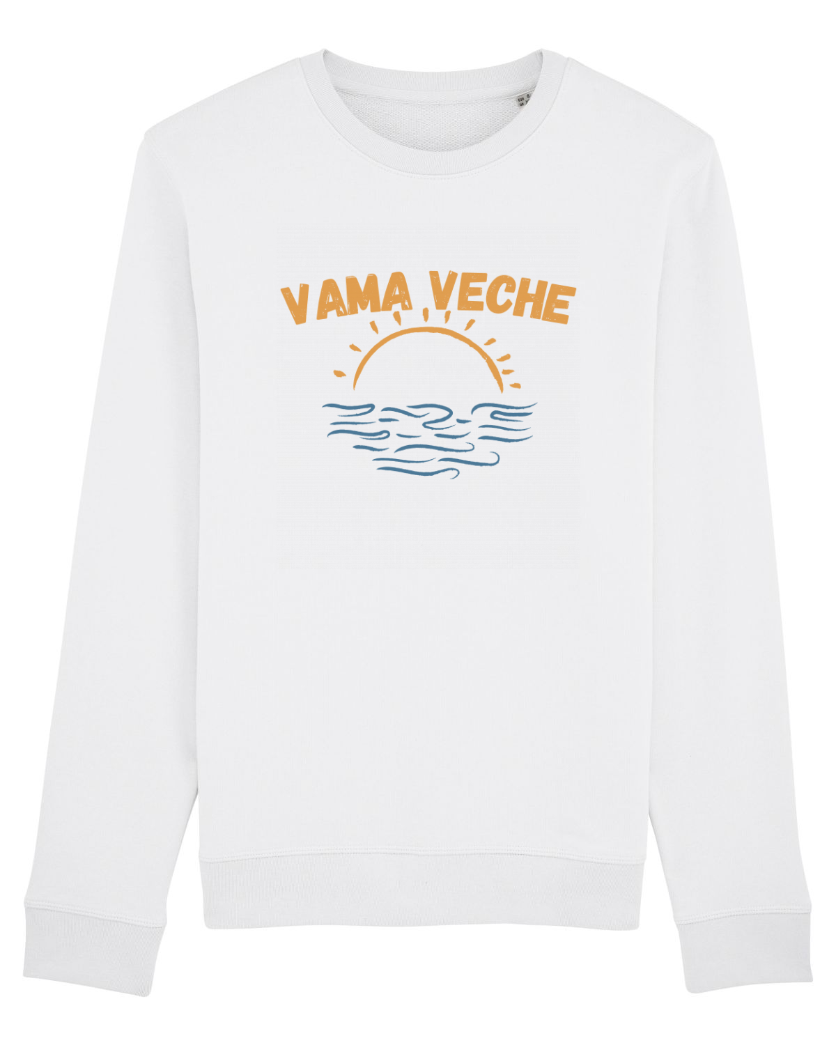 Bluză mânecă lungă Unisex Rise White
