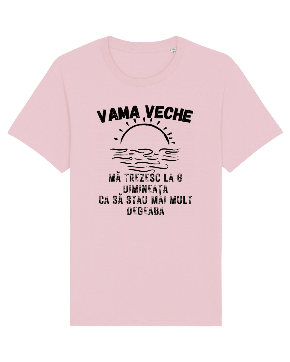 Tricou mânecă scurtă Unisex Rocker Cotton Pink