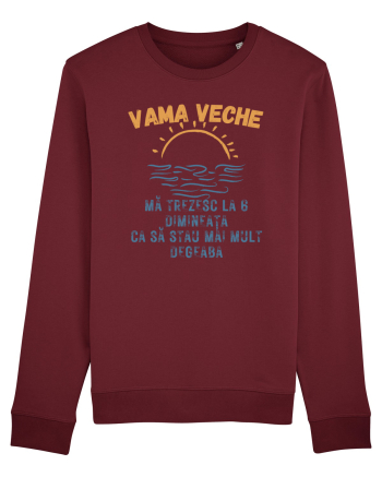 Mă trezesc la 6 dimineața ca să stau mai mult degeaba Burgundy