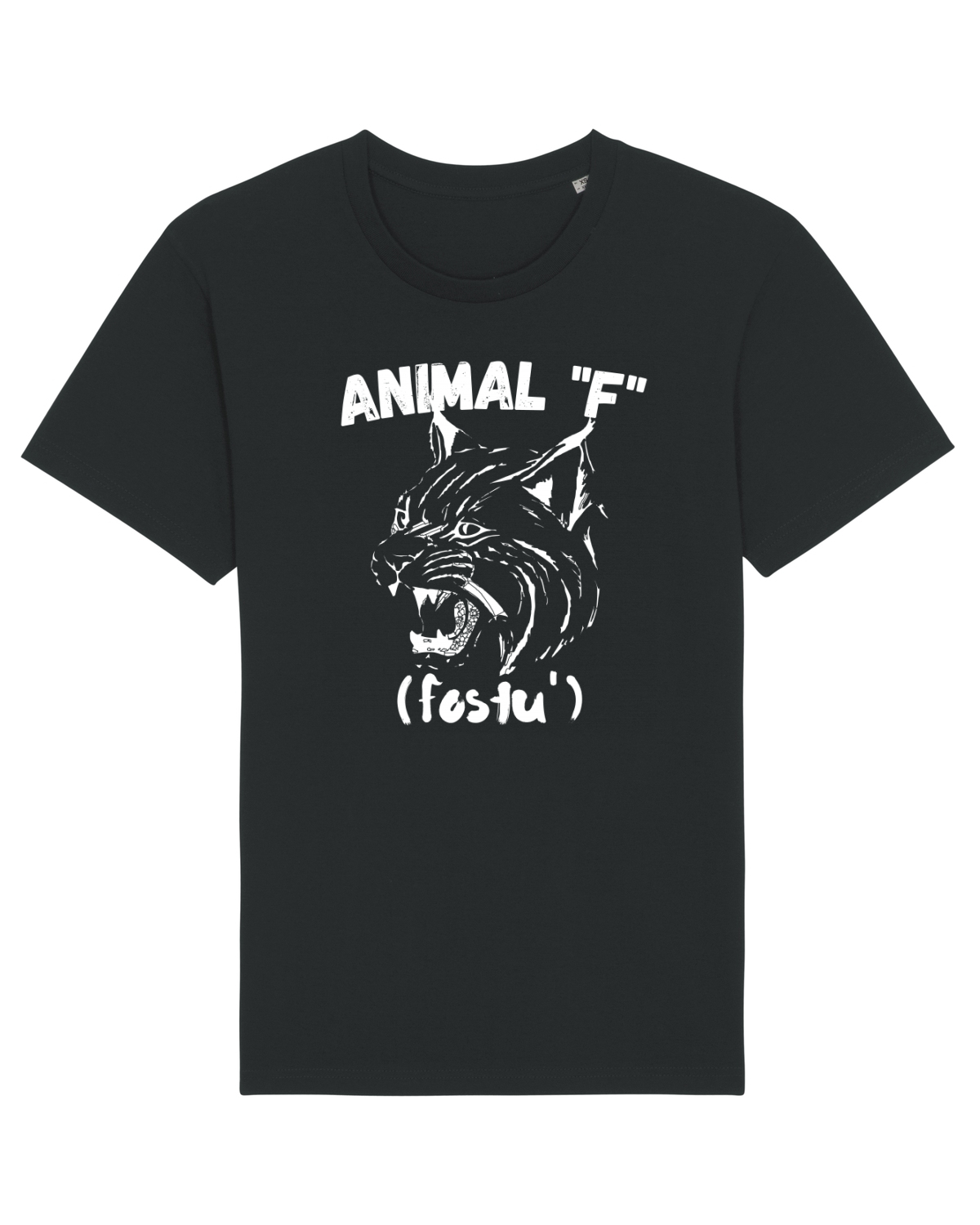 Tricou mânecă scurtă Unisex Rocker Black