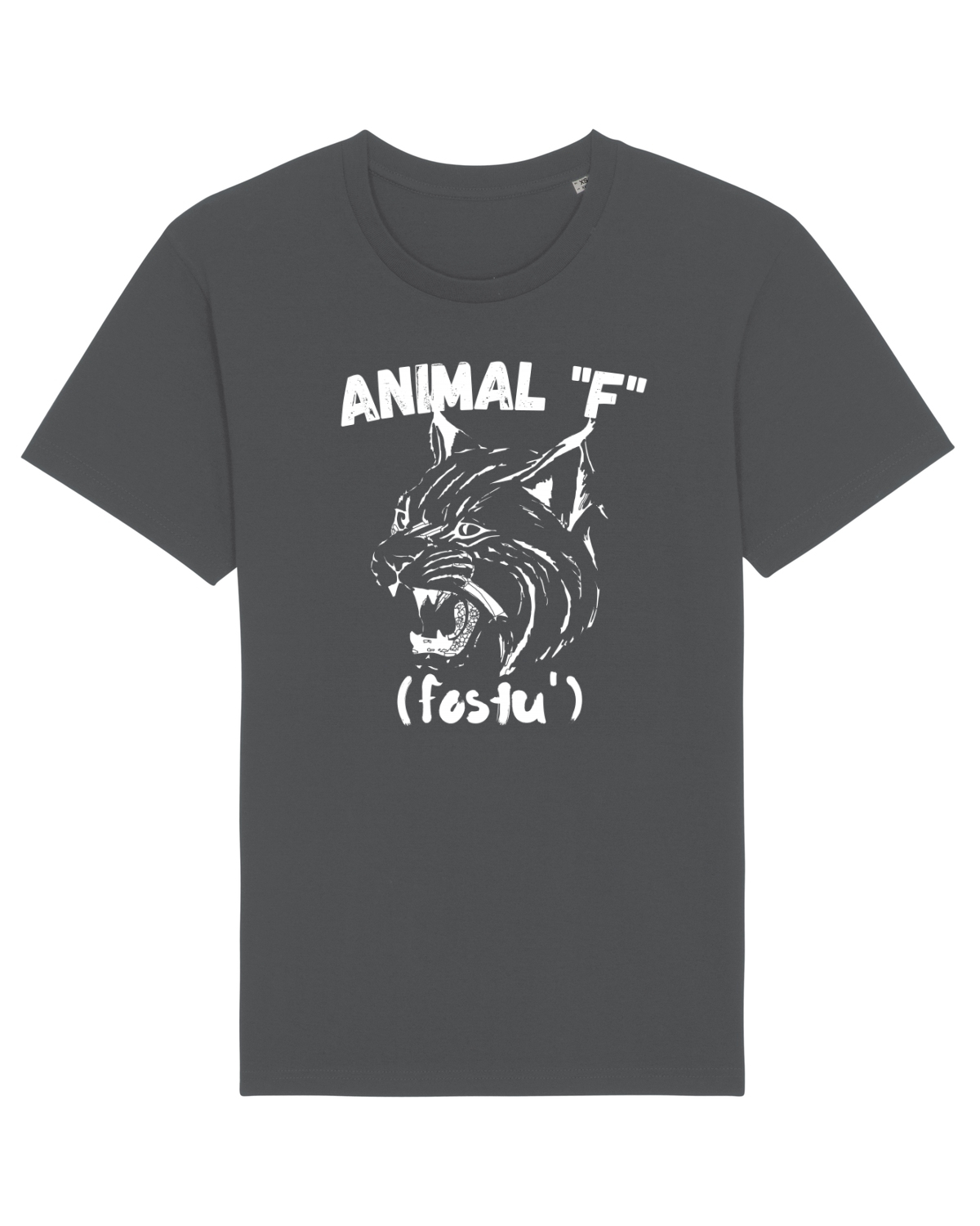 Tricou mânecă scurtă Unisex Rocker Anthracite