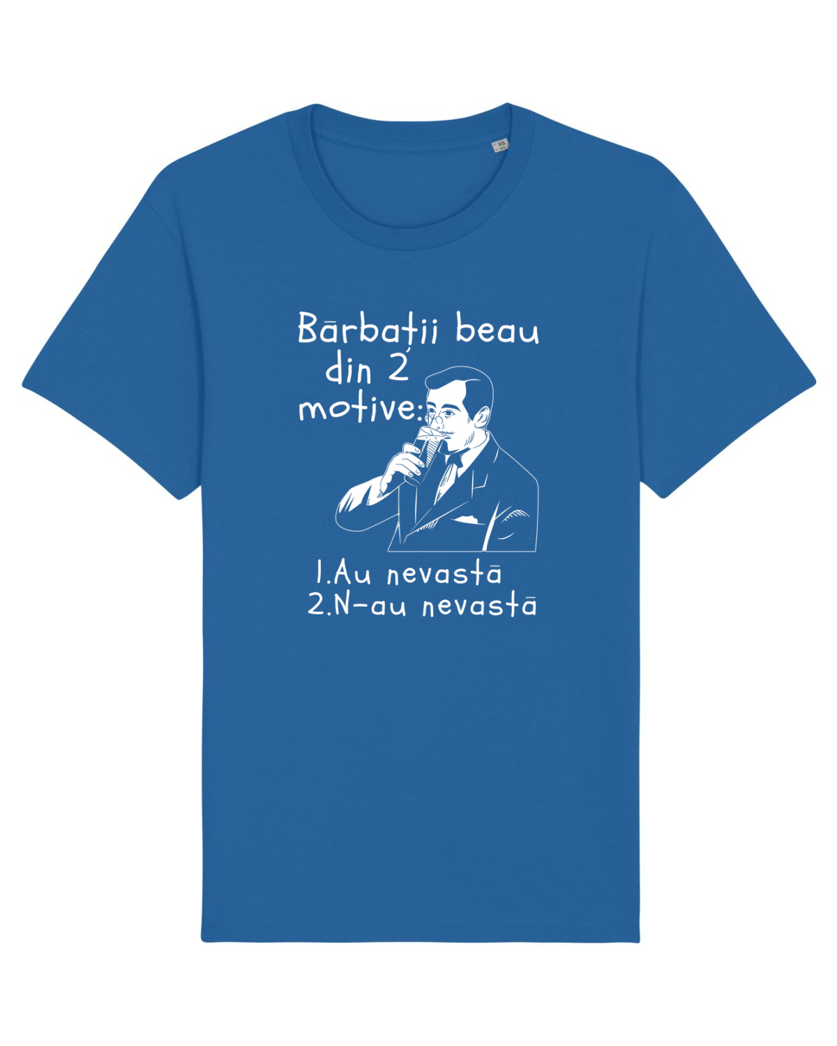Tricou mânecă scurtă Unisex Rocker Royal Blue