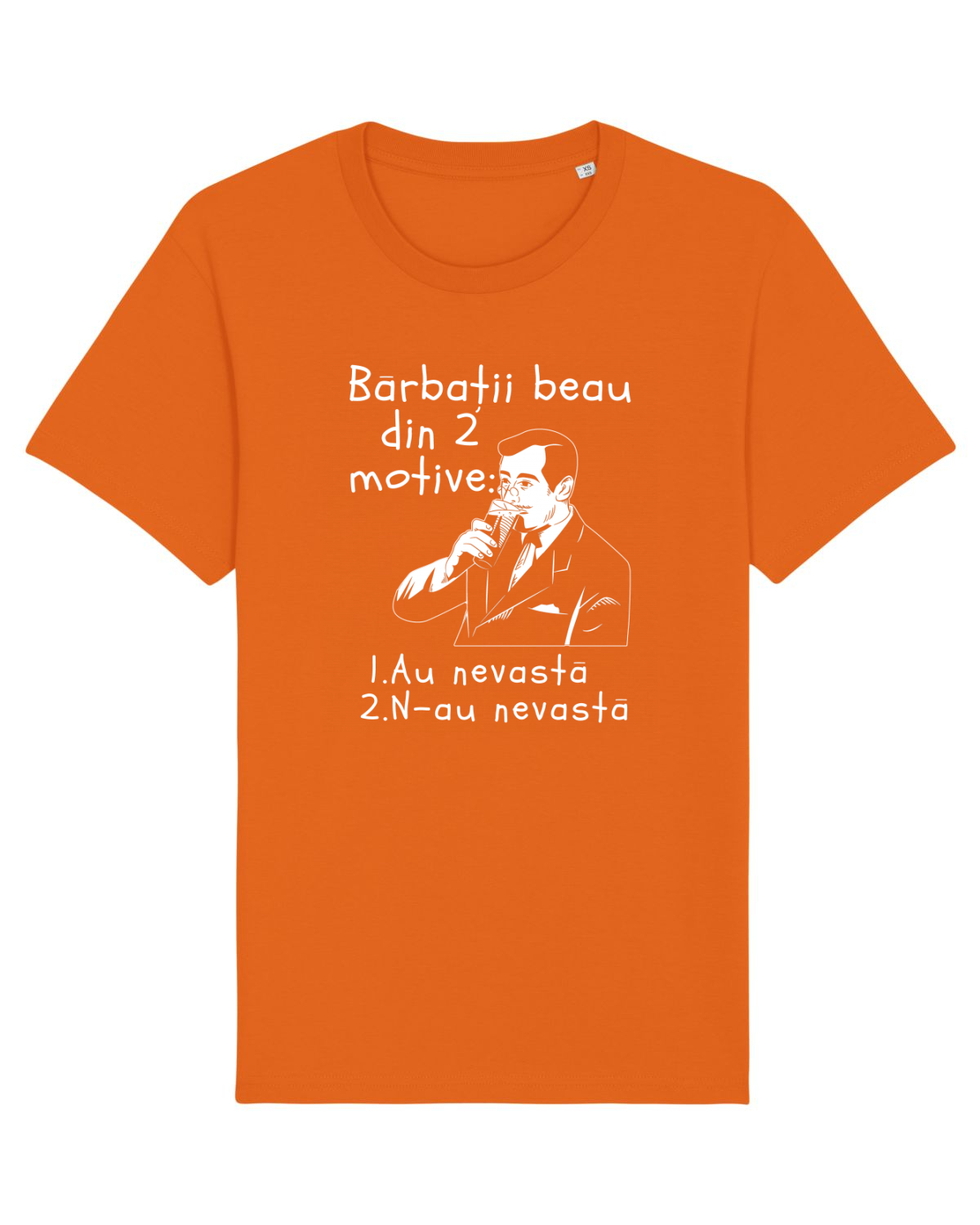 Tricou mânecă scurtă Unisex Rocker Bright Orange