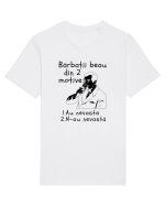 Bărbații beau din 2 motive Tricou mânecă scurtă Unisex Rocker