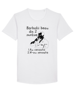 Bărbații beau din 2 motive Tricou mânecă scurtă guler larg Bărbat Skater