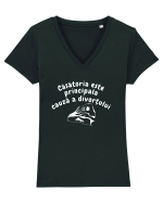 Căsătoria este principala cauză a divorțului Tricou mânecă scurtă guler V Damă Evoker