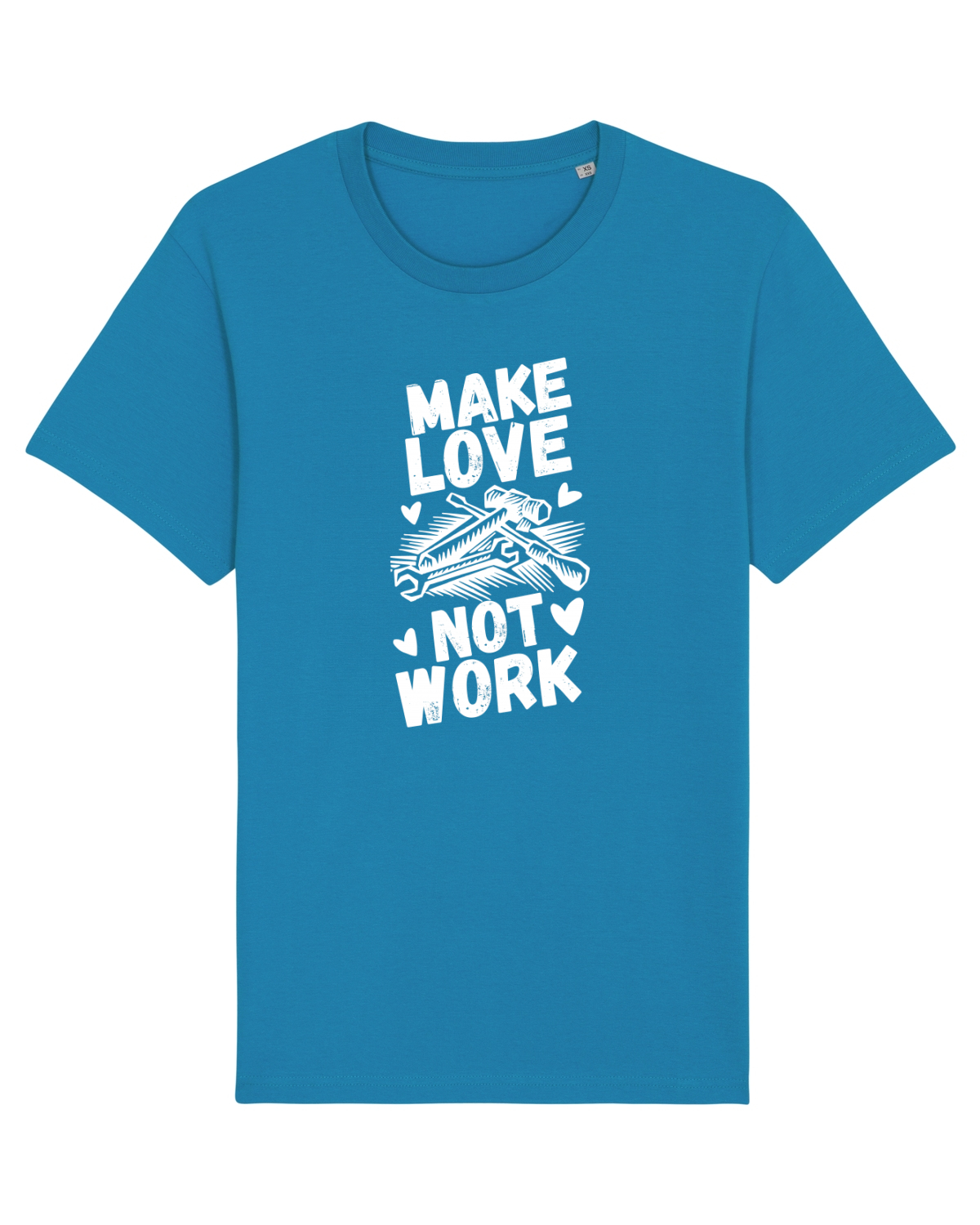 Tricou mânecă scurtă Unisex Rocker Azur