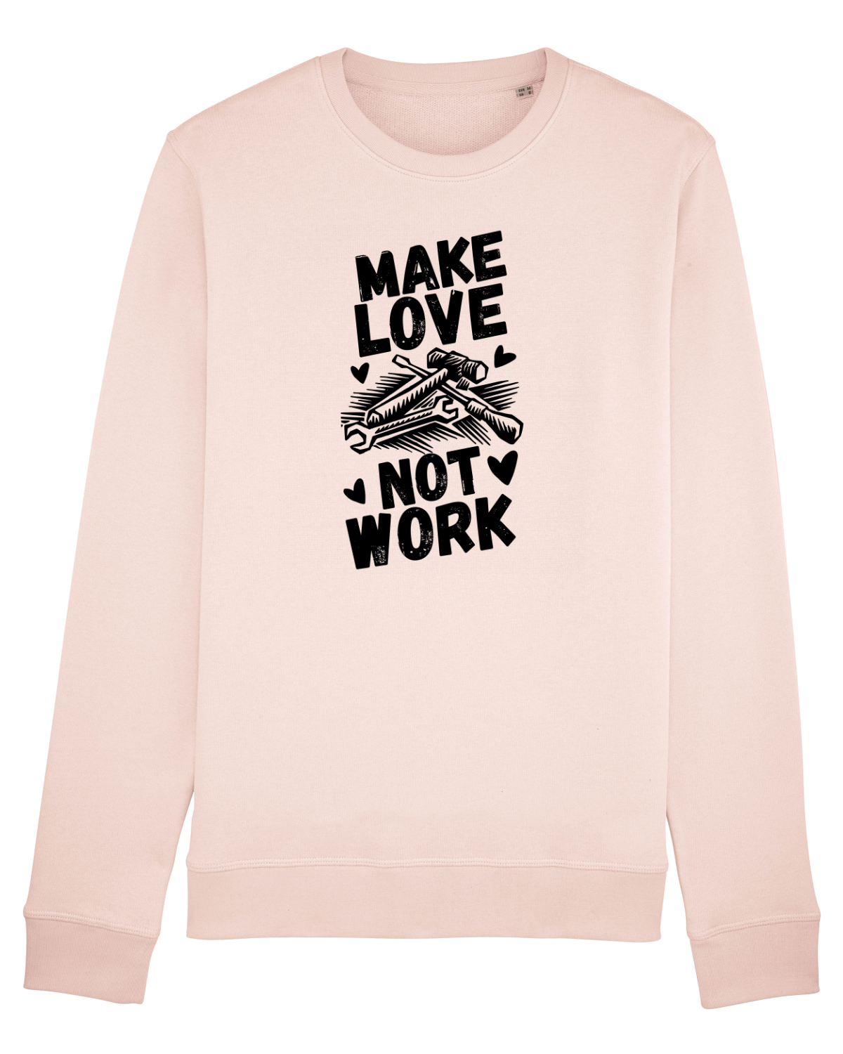 Bluză mânecă lungă Unisex Rise Candy Pink