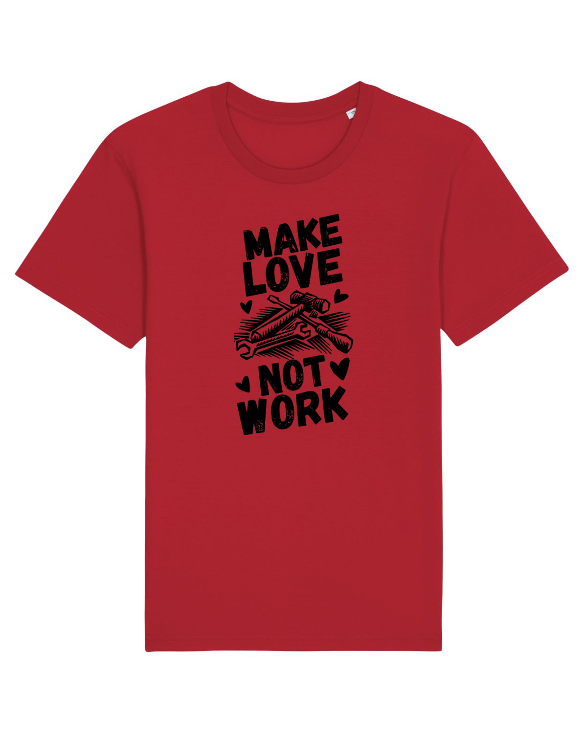 Tricou mânecă scurtă Unisex Rocker Red