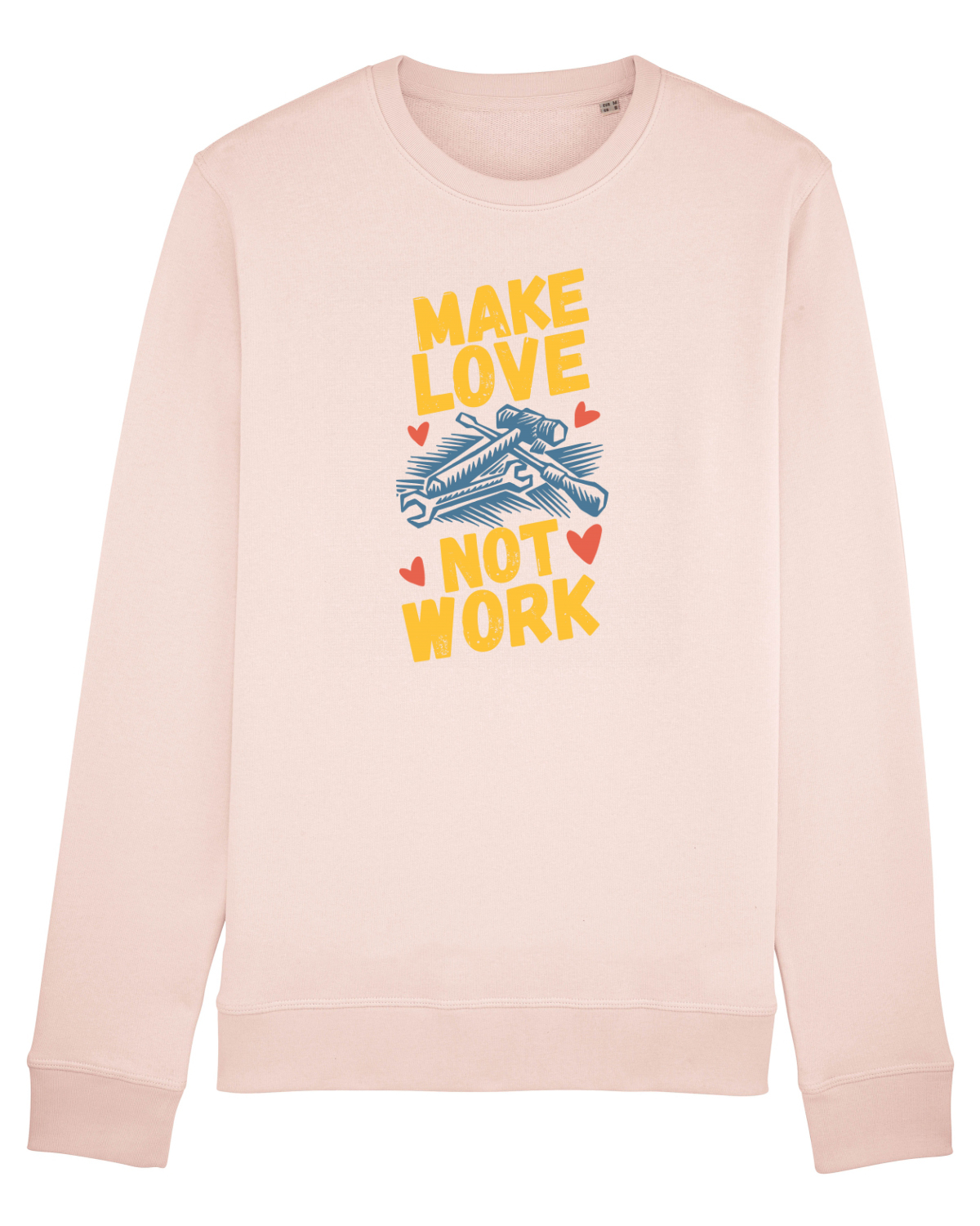 Bluză mânecă lungă Unisex Rise Candy Pink