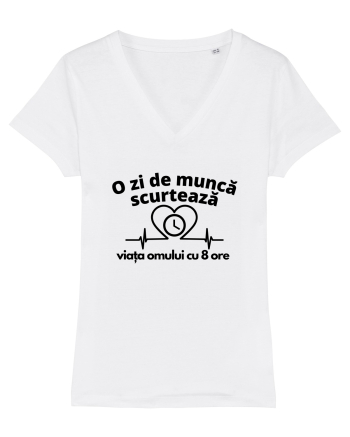 O zi de muncă scurtează viața omului cu 8 ore White