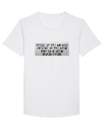 Trecut de kkt am avut, prezent de kkt avem, bine că nu avem niciun viitor Tricou mânecă scurtă guler larg Bărbat Skater
