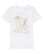 Saturn Planet Celestial Girl Tricou mânecă scurtă  Copii Mini Creator