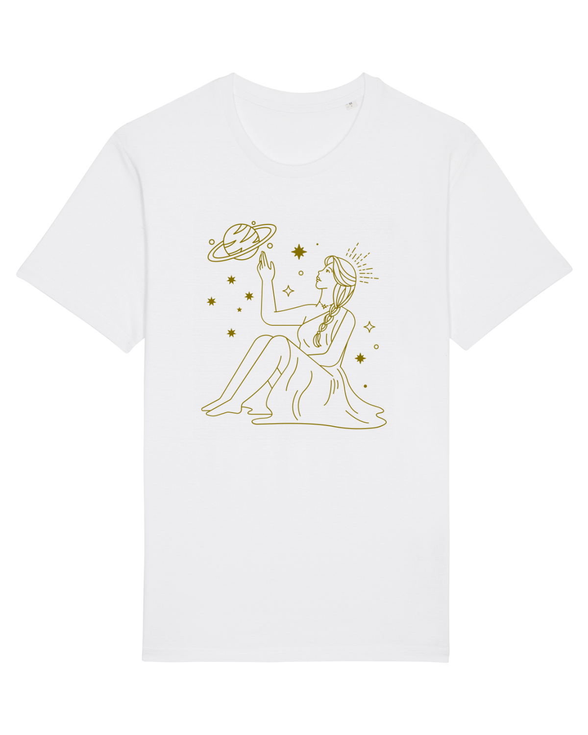 Tricou mânecă scurtă Unisex Rocker White