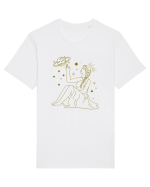 Saturn Planet Celestial Girl Tricou mânecă scurtă Unisex Rocker