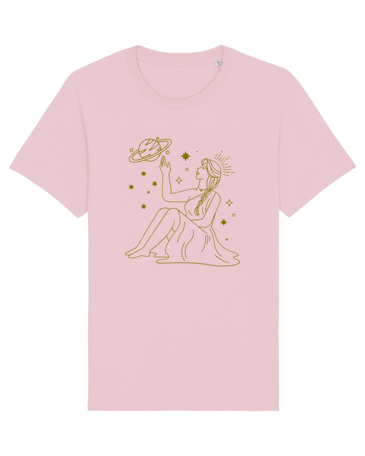 Tricou mânecă scurtă Unisex Rocker Cotton Pink