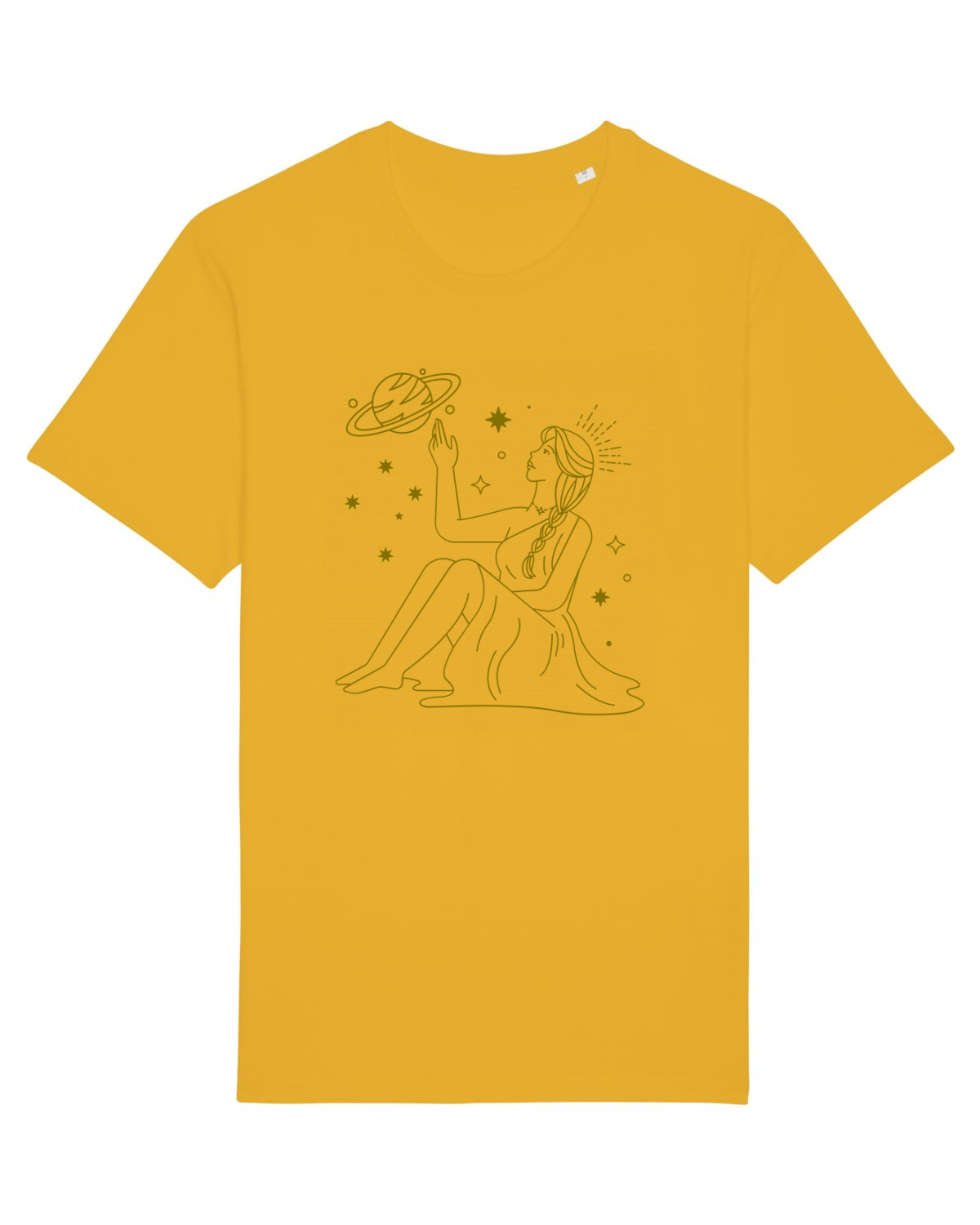 Tricou mânecă scurtă Unisex Rocker Spectra Yellow