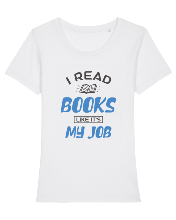 I Read Books White